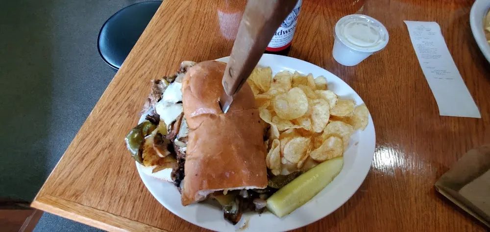 Philly Cheese w Chips